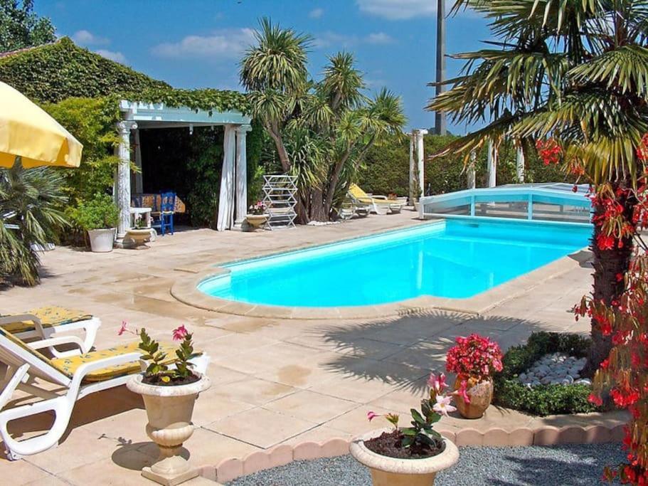 Villa Grand Communal, Piscine, 18Km De Bordeaux Ludon-Medoc Экстерьер фото